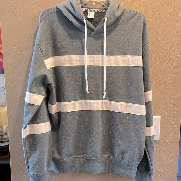 Sovereign Code Men’s Eaton Striped Pullover color Dk Sea Hoodie size Lar… - Picture 3 of 17